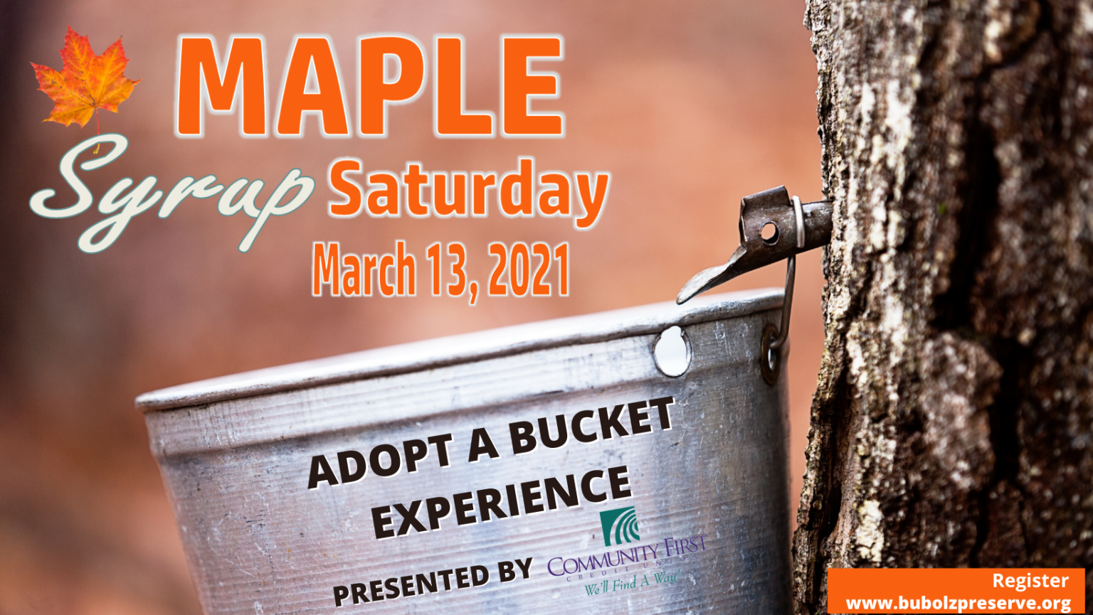 Maple Syrup Saturday Bubolz Nature Preserve