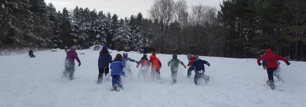 Winter Camp Snowshoe