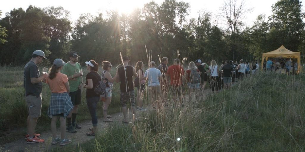 Ales 2021 Guests in Line Prairie Station WEJ